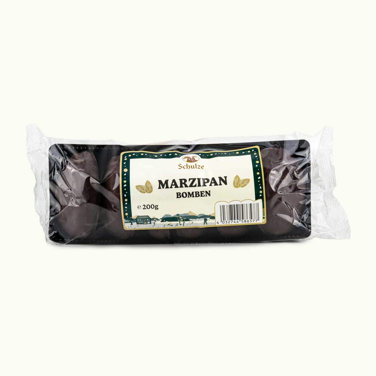 Marzipan Bomben in Folie verpackt