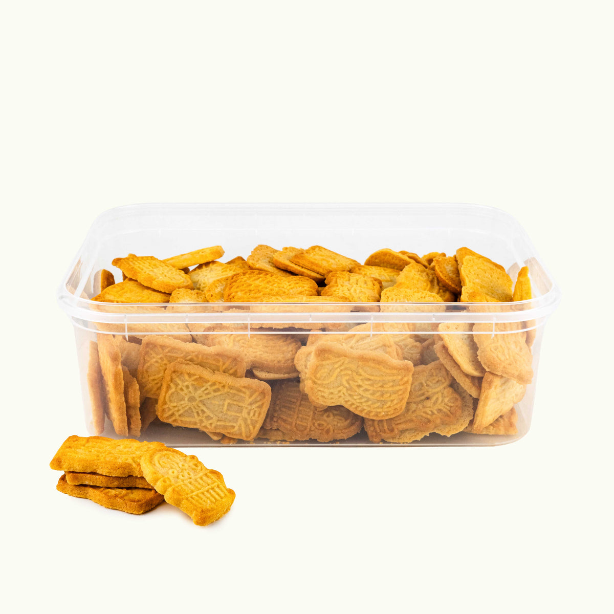 Mini Butter-Spekulatius in transparenter Dose
