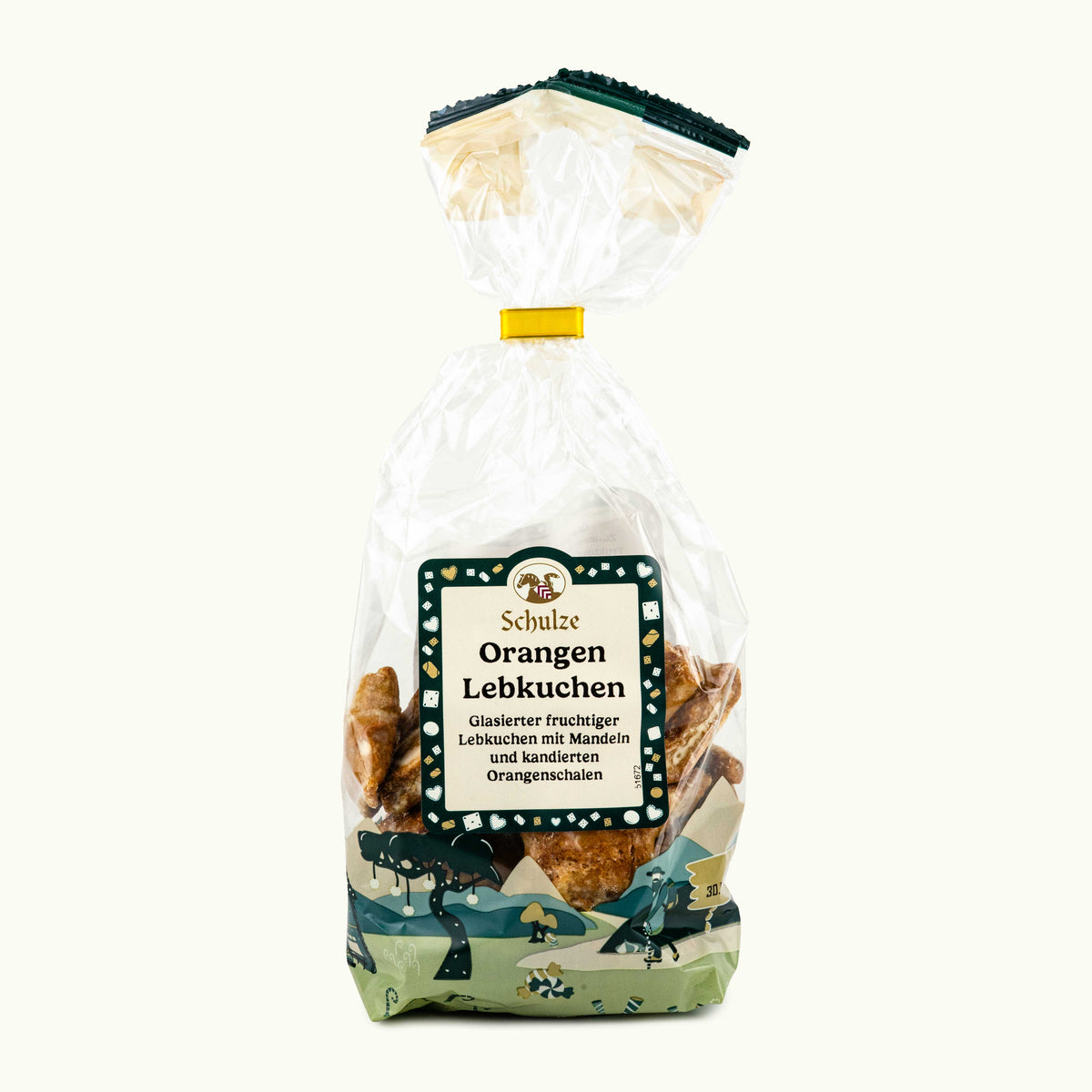 Orangen Lebkuchen im Folienbeutel